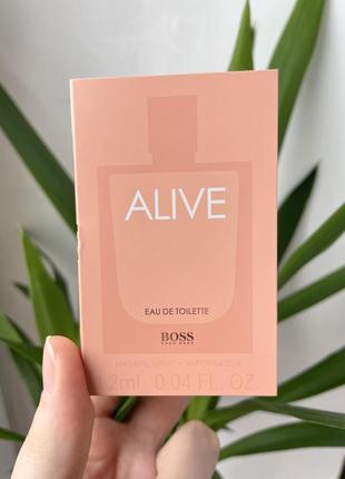 Hugo boss alive 3ml для жінок туалетна вода пробник