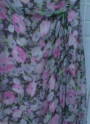 Платье ralph lauren шелк в цветы как ноое4 фото