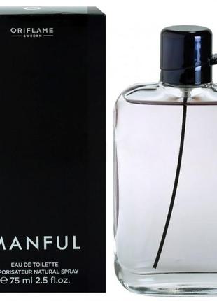 Manful oriflame (манфул орифлейм) туалетна вода для чоловіків. раритет. зняті з виробництва.1 фото