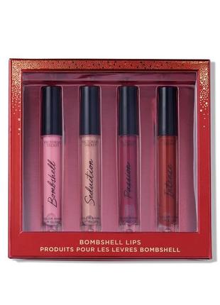 Блиск для губ victoria's secret bombshell lips gift set.