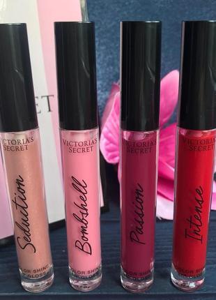 Блиск для губ victoria's secret bombshell lips gift set.3 фото