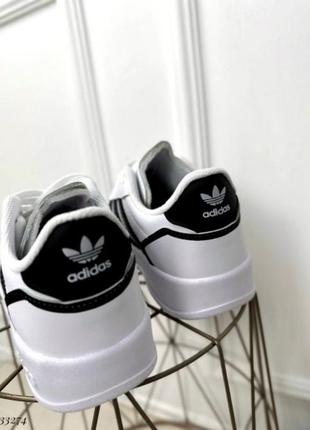 Женские белые кеды adidas2 фото