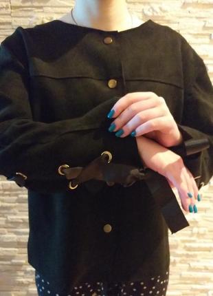 Розкішний модний жакет-куртка/италия/l,xl1 фото