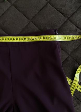 Костюм брюки та блуза фіолетового ягідного кольору на шовковій підкладці10 фото