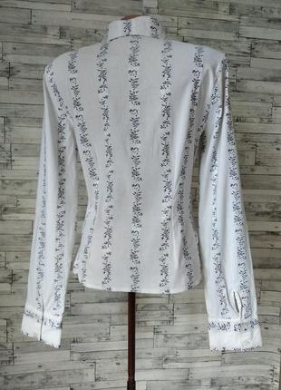Рубашка женская белая adilisik с принтом4 фото