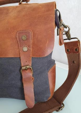 Мужская сумка-менеджер, стильний кожаный портфель для документов lifewit4 фото