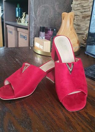 Босоножки эспадрильи сабо. велюр. размер 36