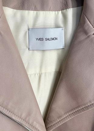 Кожаная куртка yves salomon . размер 40. на s. не носилась4 фото