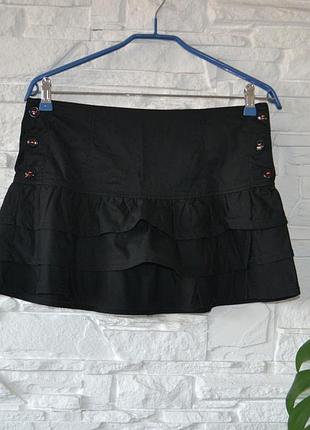 Кокетлива міні спідничка з рюшами