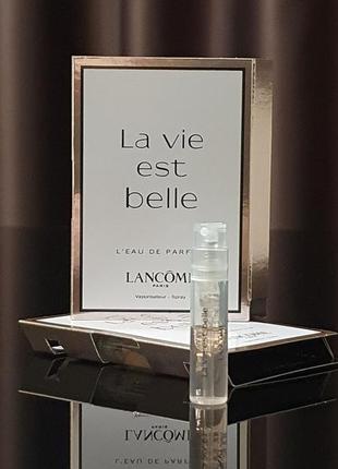 Оригинальный пробник 
lancome la vie est belle l'eau de parfum_1,2ml10 фото