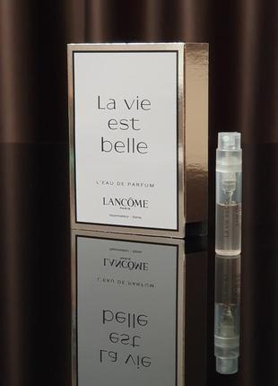 Оригинальный пробник 
lancome la vie est belle l'eau de parfum_1,2ml7 фото