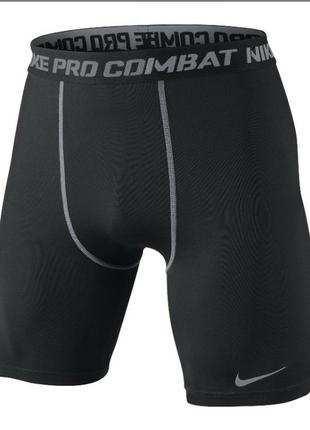 Короткі компресійні тайтси nike pro combat