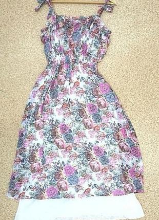 Платье сарафан шифоновое2 фото