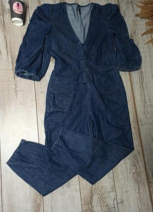 Джинсовый комбинезон zara