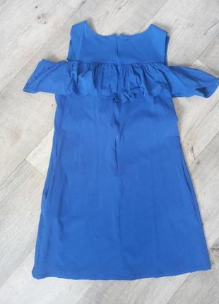 Синие платье1 фото