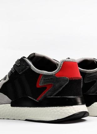 Sale! кроссовки мужские adidas nite jogger boost 3m черные10 фото