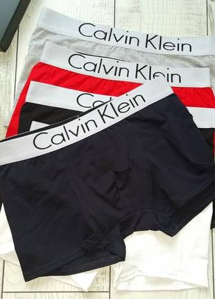 Мужские трусы боксеры calvin black edition трусы кельвин - размер xxl - черный цвет3 фото