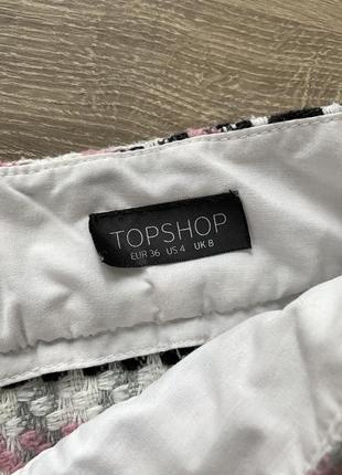 Теплая мини-юбка topshop. в составе есть шерсть3 фото