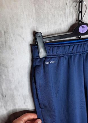 Оригинальные крутые мужские легкие красивые спортивные штаны nike dri-fit размер s4 фото
