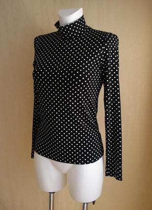 Marc cain, лонгслив в горохи, р.n2