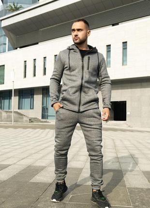 Теплый костюм intruder 'spirited hot' серый