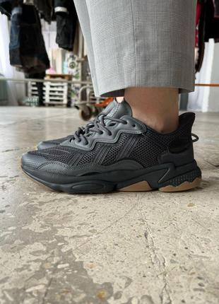 Чоловічі кросівки triple black adidas sole sandals