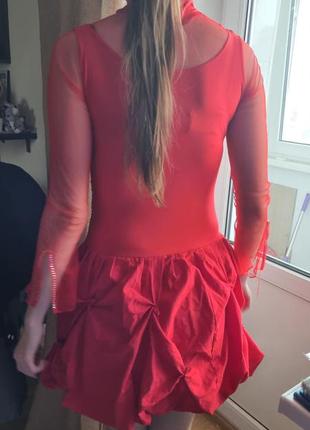 Червона сукня. для танців2 фото