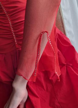 Червона сукня. для танців3 фото