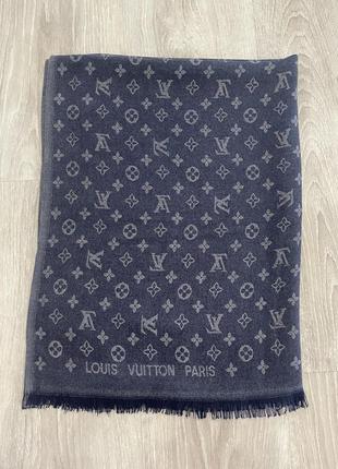Весняний шарф, жіноча брендова хустка, кашеміровий палантин louis vuitton