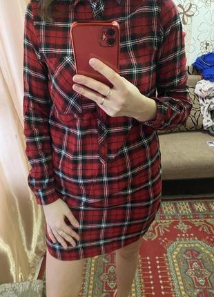 Платье рубашка, в комплекте есть ремень тонкий