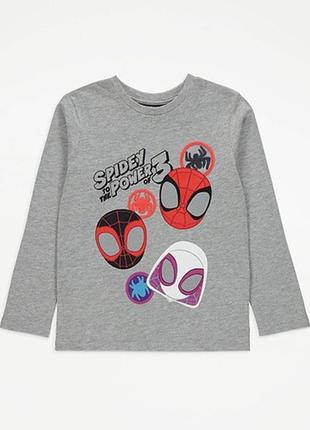 Серый топ с принтом marvel spidey and friends george