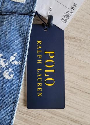 Polo ralph lauren размер 28-29 150/72a s-m новые женские джинсы брюки slim fit цветочный принт9 фото