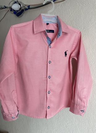 Рубашка детская polo ralph lauren   р.116