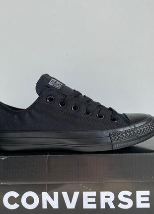 Кеды в стиле converse black1 фото