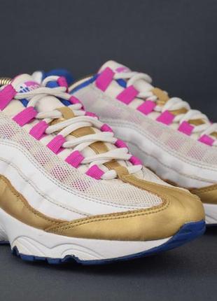 Nike air max 95 le gs peanut butter &amp; jelly кроссовки кожаные. индонезия. оригинал. 38 р./24.5 см.2 фото