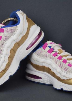 Nike air max 95 le gs peanut butter &amp; jelly кроссовки кожаные. индонезия. оригинал. 38 р./24.5 см.3 фото