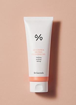 Гидрофильный себорегулирующий гель для умывания dr.ceuracle 5α control melting cleansing gel