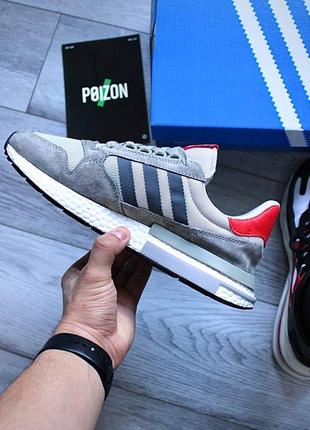 Кроссовки adidas zx 500 grey3 фото