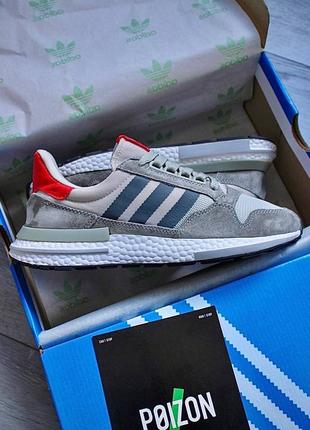 Кроссовки adidas zx 500 grey1 фото