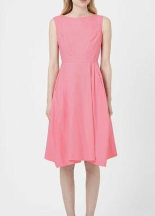 Изумительное хлопковое платье cos розового цвета