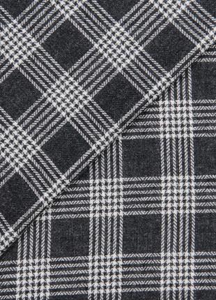 Тканина фланель сорочкова для платтів блузок сорочок карта сіра3 фото