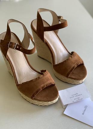Еспадрільї. босножки на платформі minelli🔥