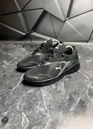 Стильні кросівки пума puma сітка/сіточка чорні/сірі чоловічі демі,демісезонні осінні,весняні,літні (на осінь,весна,літо 2023-2024) 2