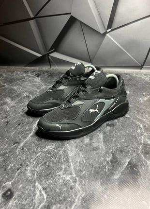 Стильні кросівки пума puma сітка/сіточка чорні/сірі чоловічі демі,демісезонні осінні,весняні,літні (на осінь,весна,літо 2023-2024)2 фото