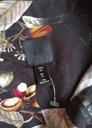 Мягкая котоновая рубашка оливковый принт блуза2 фото
