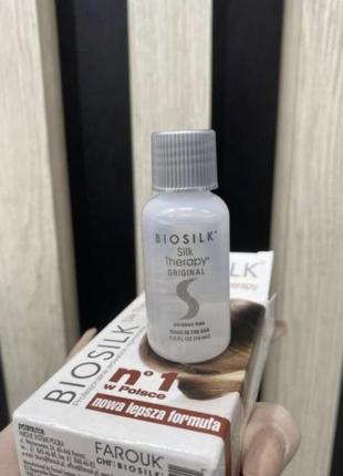 Biosilk шовк для відновлення волосся silk therapy lite шовкова терапія 15 мл рідкий шовк для посічених кінчиків олія сироватки для волосся2 фото
