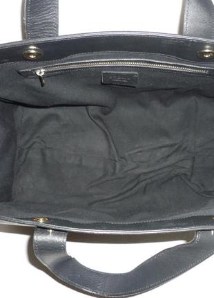 Bhalliu made in italy велика ділова сумка з телячої шкіри чорно-рожевого кольору формат а47 фото