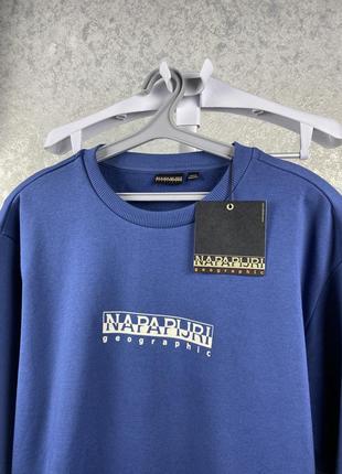 Мужская кофта/свитшот napapijri b-box crew sweatshirt2 фото