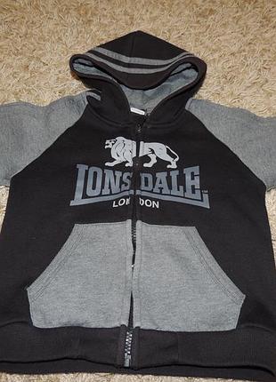 Кофта  толстовка lonsdale.