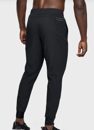 Under armour мужские черные спортивные штаны stretch woven utility jogger2 фото